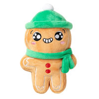 Produktbild von FuzzYARD Hundespielzeug Holly Jolly Chillybread Weihnachten Plüschspielzeug Größe S