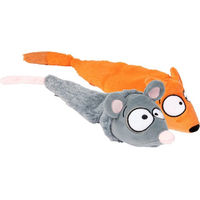 Produktbild von FuzzYard Hundespielzeug The Yeetz Rack Off Rat Plüschspielzeug Grau