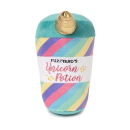 Produktbild von FuzzYARD Hundespielzeug Unicorn Potion buntes Plüschspielzeug aus Polyester