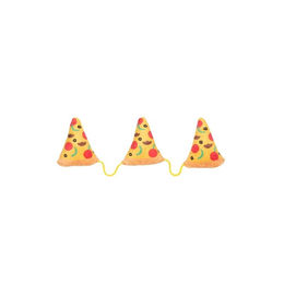 Produktbild von FuzzYard Katzenspielzeug Pizza mit Catnip aus Polyester bunt
