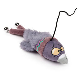Produktbild von FuzzYARD Katzenspielzeug The Yeetz Peace Out Pigeon mit Catnip aus Polyester in Grau