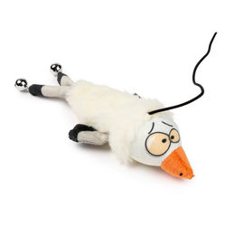 Produktbild von FuzzYARD Katzenspielzeug The Yeetz See-Ya Seagull mit Catnip aus Polyester in Weiß