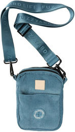 FuzzYard LIFE Leckerlibeutel Cross Body Bag Gassitasche aus Cord in Blau – Bild 1 von 5
