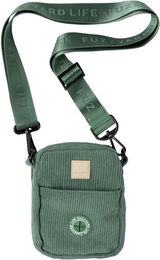 FuzzYard LIFE Leckerlibeutel Cross Body Bag Gassitasche aus Cord in Grün mit herausnehmbarem Futterbeutel – Bild 1 von 5