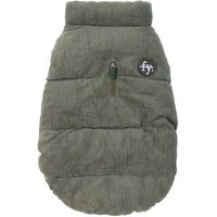 Produktbild von FuzzYard Mosman Hundemantel aus Cord in Grün für den Winter