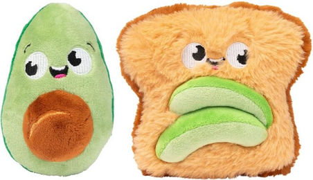Produktbild von FuzzYard Perfect Match Avocado & Toast Plüschtier Bunt