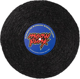 FuzzYard Record Cat Scratcher Meow Punk Kratzmatte aus Sisal Schwarz – Bild 1 von 2
