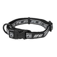 Produktbild von FuzzYard Verstellbares Hundehalsband aus Nylon in Schwarz Größe L