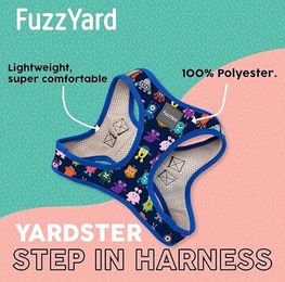 FuzzYard Yardsters Hundegeschirr aus Polyester Bunt Größe L – Bild 1 von 5