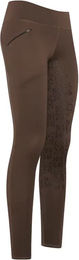 Produktbild von G.E. Easy Rider Kids Reithose für Mädchen mit Full Grip Silikonbeschichtung wasserabweisend Winter Braun