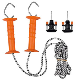Produktbild von Gallagher Cord Weidetor-Set mit elastischem Weidezaun-Seil und 2 Griffen - 6,5 m