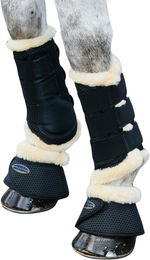 Produktbild von Gamaschen aus reiner Wolle mit GlÃ¶ckchen Weatherbeeta