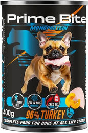 Produktbild von GAME DOG Prime Bite Pute mit Kürbis Nassfutter für Hunde jeden Alters 400g