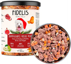 Produktbild von Gans mit Butternut-Kürbis, Birne und Feigen (im Glas)