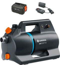Produktbild von Gardena Akku-Gartenpumpe 3000 Silent 18V P4A Ready-To-Use Set - 1 Set