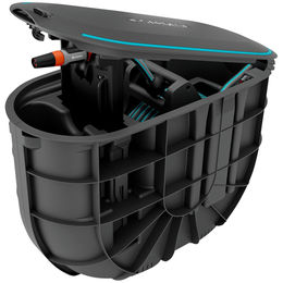 GARDENA RollUp M Unterflur-Schlauchtrommel mit 20 m Schlauch - 20 m – Bild 1 von 5