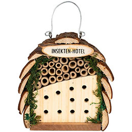 Produktbild von Gardigo Insektenhotel für Bienen und Marienkäfer aus Holz - 1 Stk.