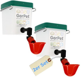 Produktbild von GarPet Beckentränke 500 ml 2er Set für Kleintiere - 2 x 500 ml