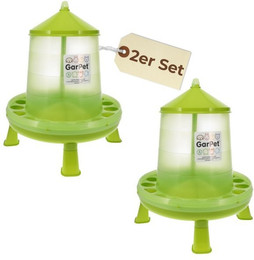 Produktbild von GarPet Futterautomat Hühner 2er Set 8 kg - 2 x 8 kg