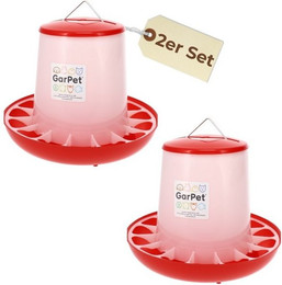 Produktbild von GarPet Futterspender 2x Futterautomat Hühner 10 Kg - 2 x 10 kg