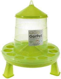 GarPet Futterspender Futterautomat Hühner mit Stand Füßen Geflügel Futterspender Futtertrog – Bild 1 von 5