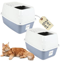 Produktbild von GarPet Hop-In Katzentoilette mit Einstieg oben Doppelpack