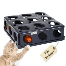 Produktbild von GarPet Katzenspielzeug Intelligenzspielzeug Katze interaktiv Selbstbeschäftigung Ball