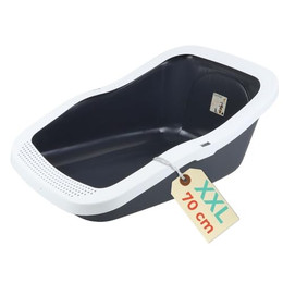 Produktbild von GarPet Katzentoilette XXL Katzenklo Katzentoilette groß 70 cm Katzen Klo offen hoher Rand