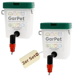 Produktbild von GarPet Nippeltränke 2er Set 500 ml für Kleintiere - 2 x 500 ml
