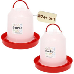 Produktbild von GarPet Wasserspender 2x Hühnertränke 6 L - 2 x 6 l