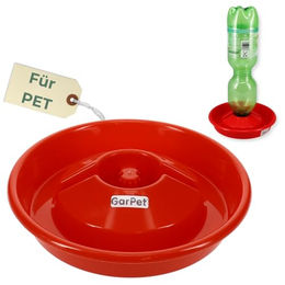 Produktbild von GarPet Wasserspender Tränkeschale für PET-Flasche