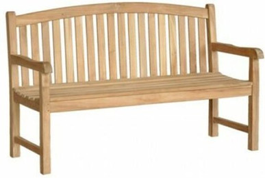 Produktbild von Gartenbank aus massivem Teakholz Wilsa Garden Bloom