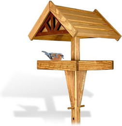 Produktbild von Gartenetage Vogelhaus Höhenverstellbar mit Ständer aus Holz