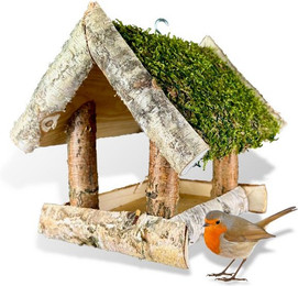 Produktbild von gartenetage Vogelhaus mit Moosdach
