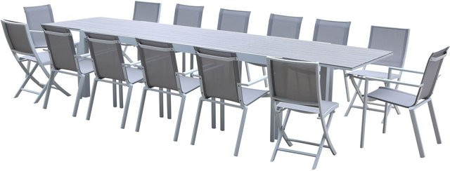 Produktbild von Gartenmöbel aus Aluminium Wilsa Garden Tulum T10/14+F10+C4