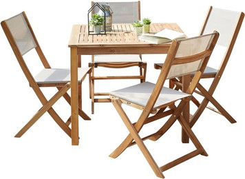 Produktbild von Gartenmöbel structure quadratisch Wilsa Garden Acacia T4+C4