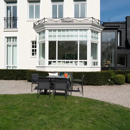 Produktbild von Gartenmöbelset 4/8 Personen aus Aluminium mit 6 Stühlen Wilsa Garden Modulo