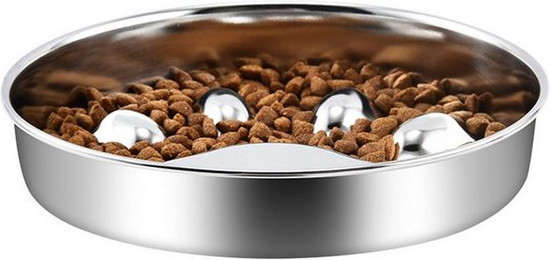 Produktbild von GarveeMore Futternapf Slow Feeding aus Edelstahl
