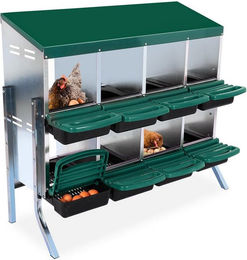 Produktbild von GarveeMore Hühnerstall Hühnchen Nesting Box Roll Away Nest mit abnehmbarem Tray