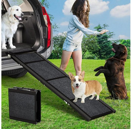 Produktbild von GarveeMore Hunderampe Hunderampe Klappbar Haustiertreppe für