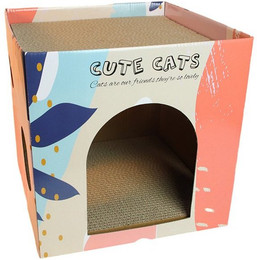 Produktbild von GarveeMore Katzenklappe Katzenhaus aus Wellpappe