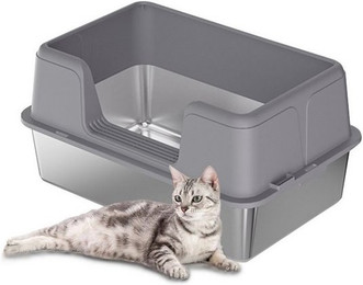 Produktbild von GarveeMore Katzentoilette aus Edelstahl