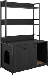 Produktbild von GarveeMore Katzentoilette mit Doppeltüren und Regal