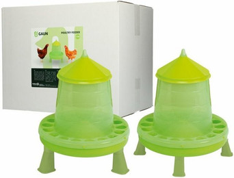 Produktbild von Gaun Futternapf Geflügel Futterautomat mit Ständer - 4 kg