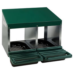 Produktbild von Gaun Geflügel Legenest Plastikboden 2 Fächer