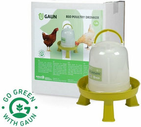 Produktbild von Gaun Vogeltränke Geflügel 1,5 l Bio green lemon mit Ständer - 1,5 l