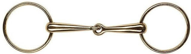 Gebiss 2 Ringe aus Cyprium Vollkanonen fein für Pferd Feeling – Bild 1 von 2