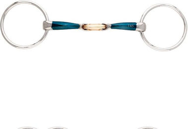 Produktbild von Gebiss 2 Ringe für doppelt gebrochenes Pferd Kavalkade Bradoon Ergonomic