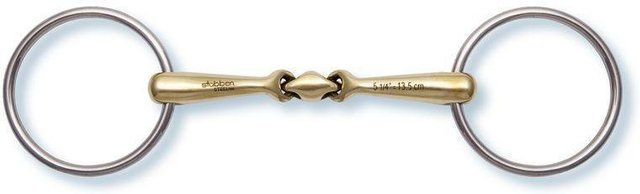 Gebiss 2 Ringe für Pferd Stübben Quick Contact – Bild 1 von 4
