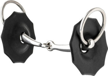 Produktbild von Gebiss 2 Ringe für Pferde aus Gummi LeMieux